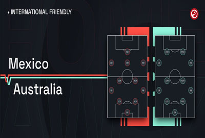 فرم پیش بینی بازی مکزیک و استرالیا (دوستانه ملی، 19 شهریور)